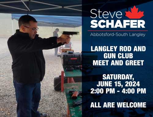 Meet and Greet with Steve Schafer, Nomination Contestant for the CPC